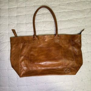 Brown Leather Shoulder Bag Bed Stu